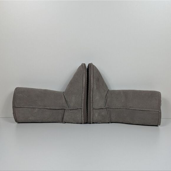 Bjorndal Zoe Brown Taupe Suede Fur Lined Boots Women's 8 - Picture 8 of 11